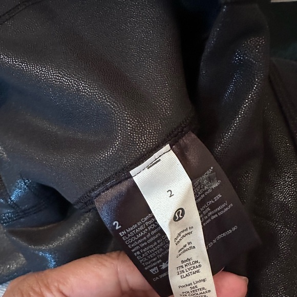 Lululemon Wunder Train HR tight "25 foil - Picture 5 of 8